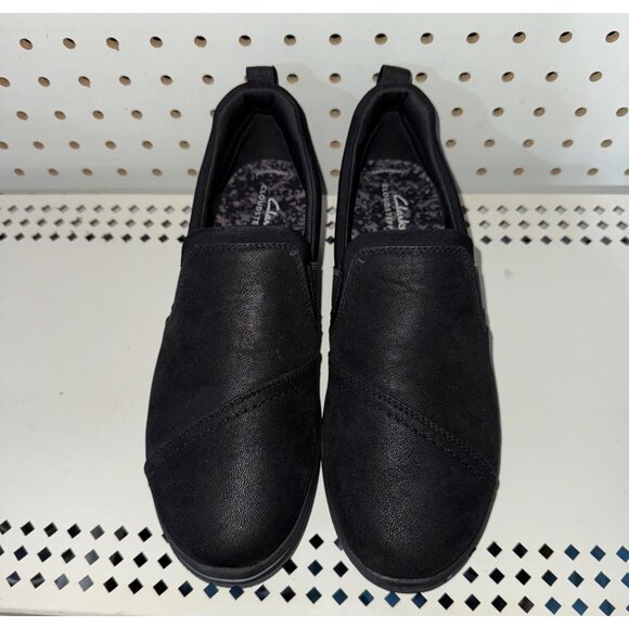 Clarks Cloudsteppers Breeze Dawn Womens Slip On Loafers Flats Size 9 M Black - Picture 4 of 9